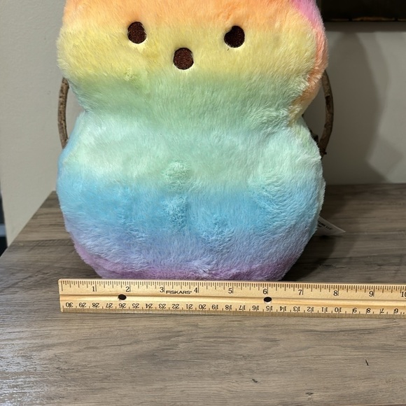 NWT LARGE PEEPS ANIMAL ADVENTURE 16 INCH RAINBOW PLUSH BUNNY PEEP - Picture 9 of 12